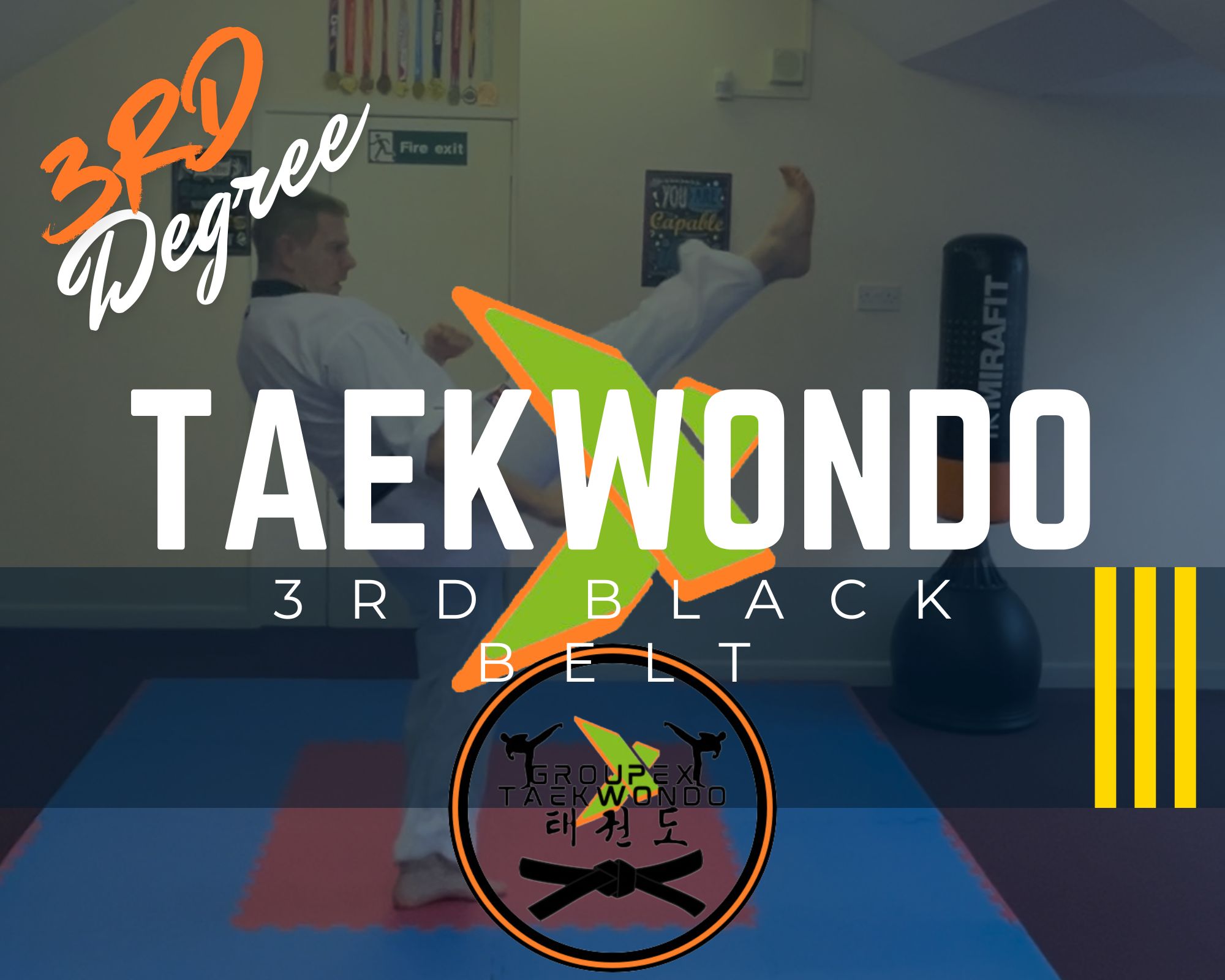 GroupEx Taekwondo Black Belt 3rd Dan